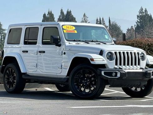 Certified 2021 Jeep Wrangler Unlimited Sahara w/ Cold Weather Group image 2
