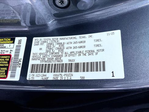 New 2026 Toyota Tundra 1794 Edition image 18