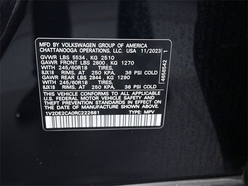 Certified 2024 Volkswagen Atlas Cross Sport SE w/ Adventure Package image 20