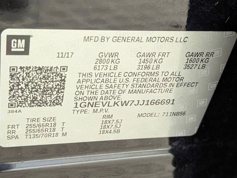 Used 2018 Chevrolet Traverse LS w/ LPO, Cargo Package image 19