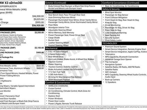 Used 2024 BMW X3 sDrive30i w/ Premium Package RWD image 32