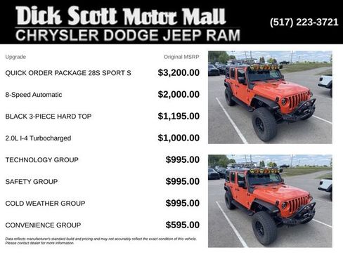 Used 2018 Jeep Wrangler Unlimited Sport S AWD/4WD image 2