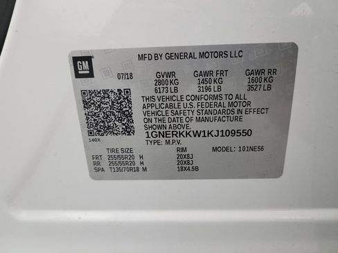 Used 2019 Chevrolet Traverse Premier w/ Driver Confidence II Package FWD image 33