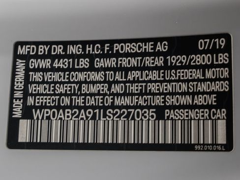 Used 2020 Porsche 911 Carrera 4S AWD/4WD image 78