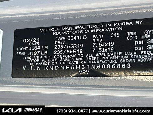 Used 2022 Kia Carnival SX image 31