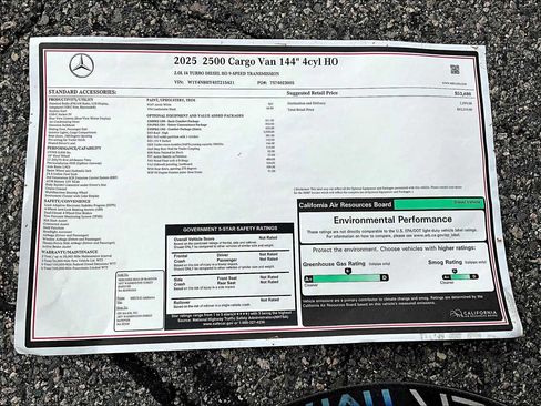 New 2025 Mercedes-Benz Sprinter 2500 image 18