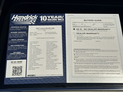 Used 2021 Lexus RX 350L FWD w/ Premium Package image 39