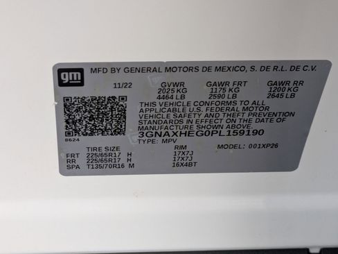 Certified 2023 Chevrolet Equinox LS w/ LPO, Cargo Package image 30