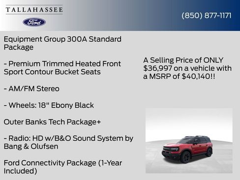 New 2026 Ford Bronco Sport Outer Banks AWD/4WD image 11
