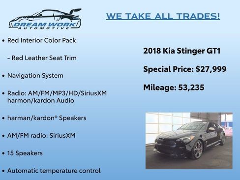 Used 2018 Kia Stinger GT1 image 2