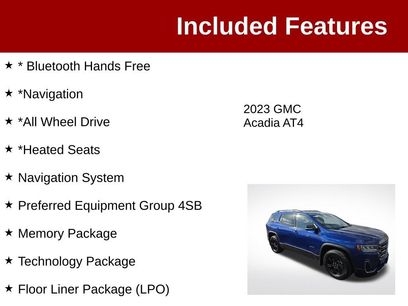 Used 2023 GMC Acadia AT4 w/ Technology Package