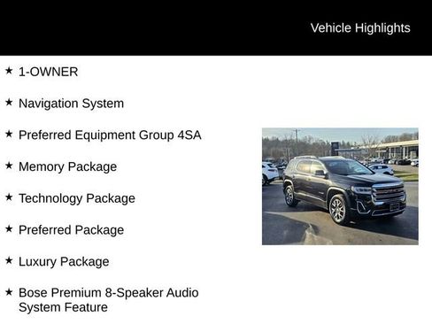 Used 2023 GMC Acadia SLT w/ Technology Package image 5