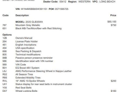 Certified 2025 Mercedes-Benz GLB 35 AMG 4MATIC image 2