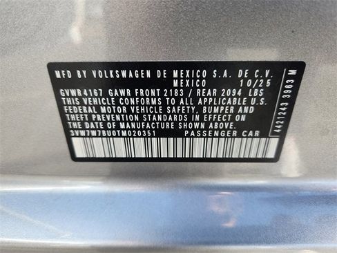 New 2026 Volkswagen Jetta SE image 10