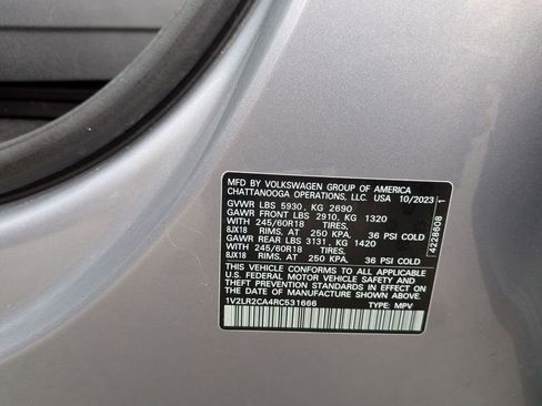 Used 2024 Volkswagen Atlas SE AWD/4WD image 26