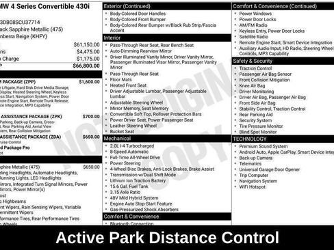 Used 2025 BMW 430i xDrive Convertible w/ Premium Package image 63