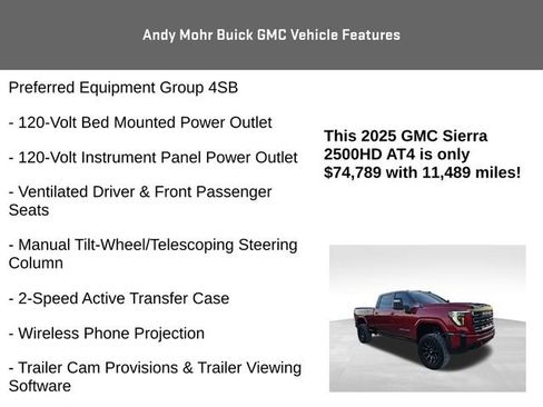 Used 2025 GMC Sierra 2500 AT4 w/ AT4 Premium Plus Package image 16