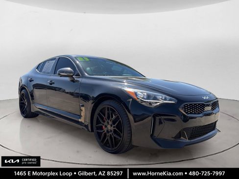 Certified 2023 Kia Stinger GT2 w/ Red Interior Color Package RWD image 1