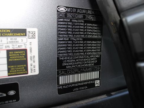 Used 2022 Land Rover Range Rover Westminster Edition AWD/4WD image 51