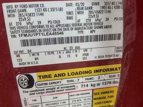 Used 2020 Ford Expedition King Ranch AWD/4WD image 6