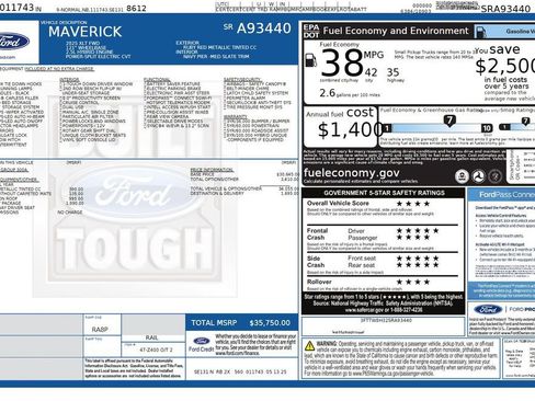 Used 2025 Ford Maverick XLT w/ XLT Luxury Package FWD image 37