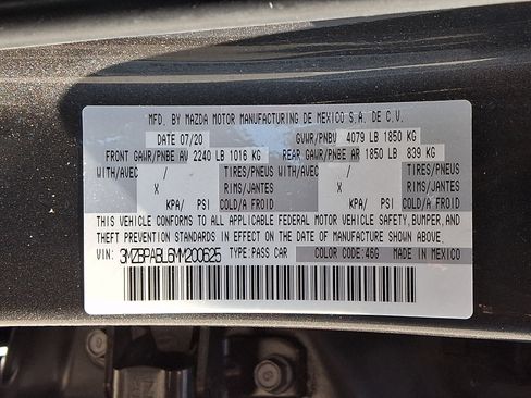 Used 2021 MAZDA MAZDA3 s FWD image 26