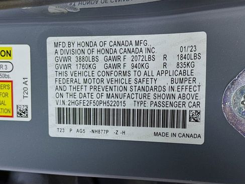 Used 2023 Honda Civic Sport image 34