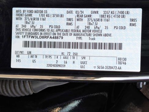 Certified 2024 Ford F150 XLT w/ Mobile Office Package image 43