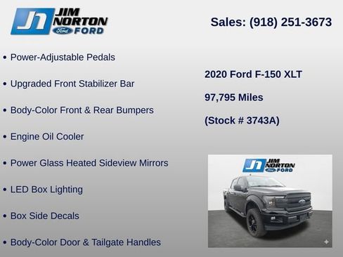 Used 2020 Ford F150 XLT w/ Equipment Group 302A Luxury AWD/4WD image 17