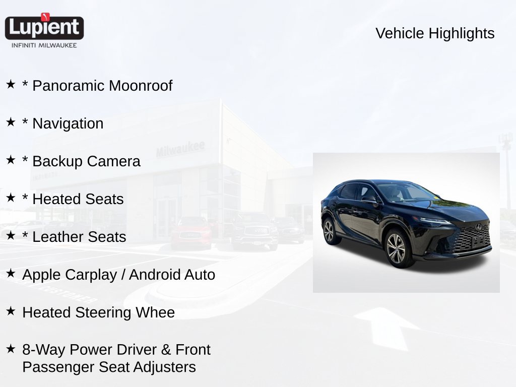 Used 2023 Lexus RX 350 Premium w/ Cold Area Package FWD image 2