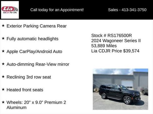 Certified 2024 Jeep Wagoneer Series II AWD/4WD image 11