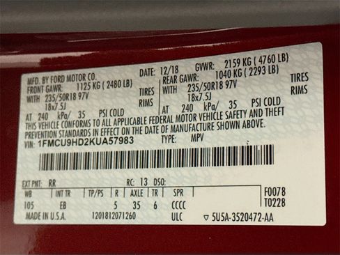 Used 2019 Ford Escape SEL image 38