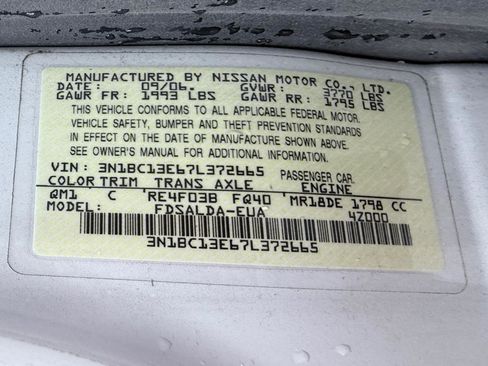 Used 2007 Nissan Versa 1.8 S w/ PWR Pkg image 17