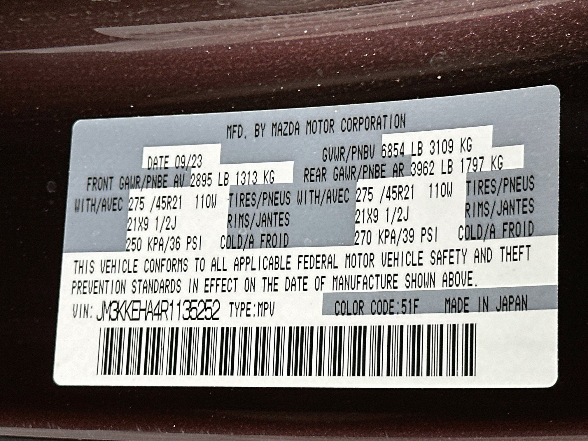 Used 2024 MAZDA CX-90 Plug-In Hybrid w/ Premium Plus AWD/4WD image 12