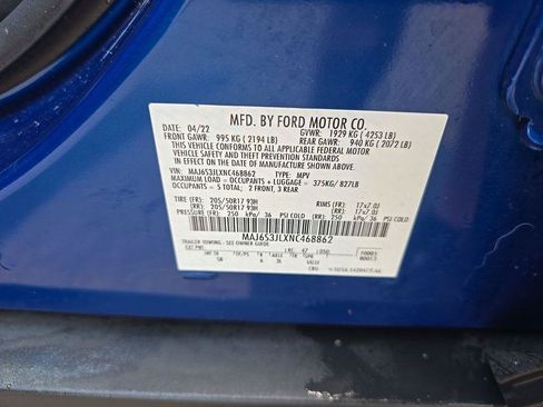 Used 2022 Ford EcoSport SES w/ Interior Protection Package AWD/4WD image 21
