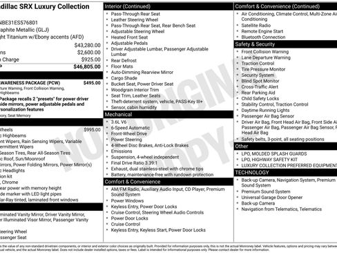 Used 2014 Cadillac SRX Luxury w/ Driver Awareness Package image 24