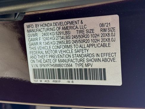 Used 2021 Honda Passport EX-L image 32
