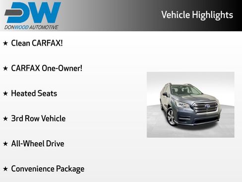 Used 2021 Subaru Ascent Premium w/ Convenience Package AWD/4WD image 3