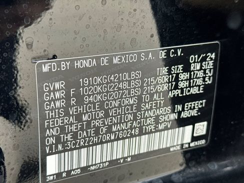 Used 2024 Honda HR-V EX-L image 26