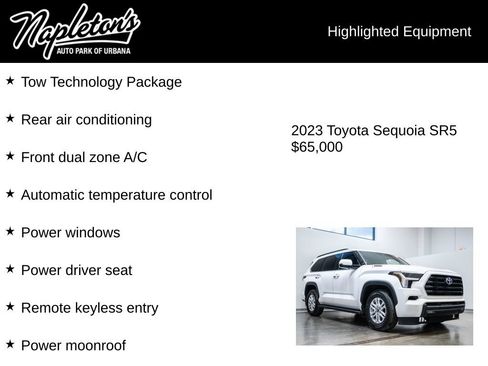 Used 2023 Toyota Sequoia SR5 AWD/4WD image 15