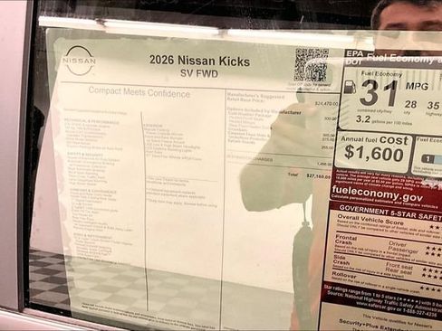 New 2026 Nissan Kicks SV w/ Cold Weather Package FWD image 39