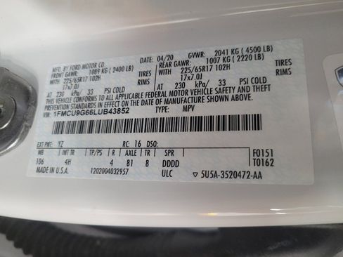 Used 2020 Ford Escape SE AWD/4WD image 33