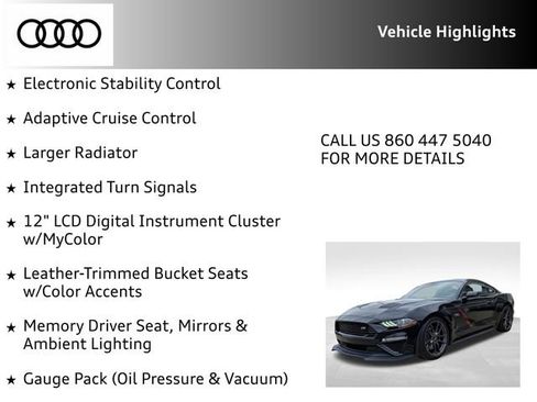 Used 2021 Ford Mustang GT Premium w/ GT Performance Package RWD image 36