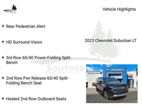 Used 2023 Chevrolet Suburban LT w/ Luxury Package RWD image 31