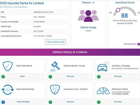 Used 2020 Hyundai Santa Fe Limited AWD/4WD image 2