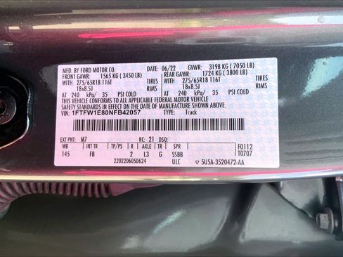Used 2022 Ford F150 XLT w/ Equipment Group 302A High AWD/4WD image 32