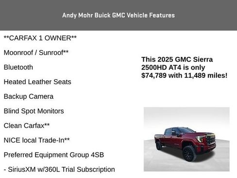 Used 2025 GMC Sierra 2500 AT4 w/ AT4 Premium Plus Package image 4