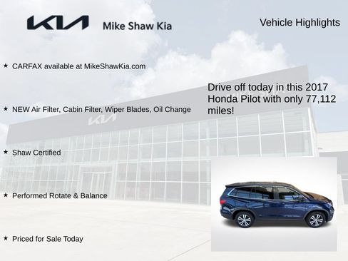 Used 2017 Honda Pilot EX image 8