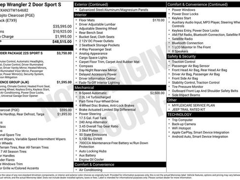 New 2026 Jeep Wrangler Sport S image 6