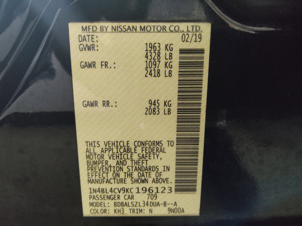 Used 2019 Nissan Altima 2.5 SR FWD image 33